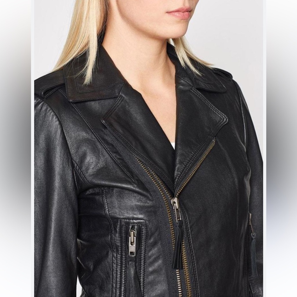 Joie moto leather jacket